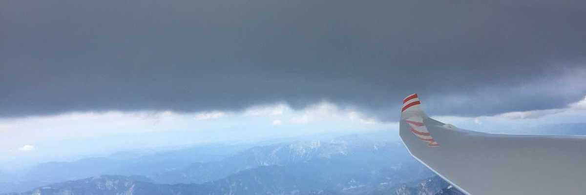Flugwegposition um 14:06:18: Aufgenommen in der Nähe von Gemeinde Wildalpen, 8924, Österreich in 3158 Meter